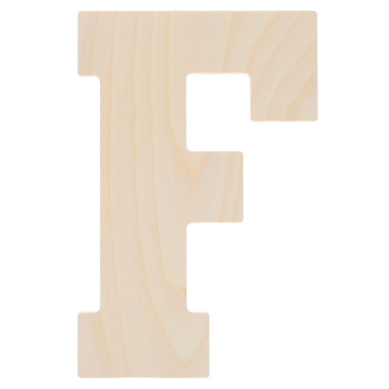 Good Wood By Leisure Arts Letter 13" F, Wooden Letters, Wood Letters, Wooden Letters Wall Decor, Large Letters 13 Inch, Small For Crafts
